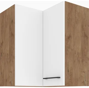 Kuchyňská skříňka Stolarz Lempert Horní rohová skřínka 60 x 60 GN-72 12F (90°) - VIGO Bílá lesk