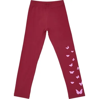 Dívčí oblečení Dívčí leggíny Butterfly - malinová 116