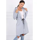 Dámská mikina se šňůrkou v pase šedá vzor 8998, VELIKOST UNI ( S, M , L )