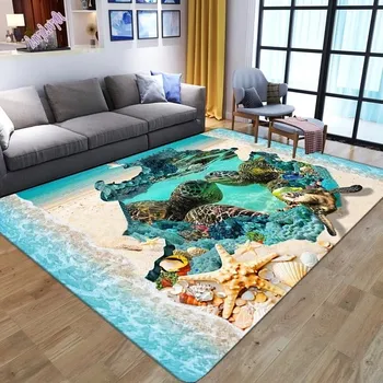 Koberec Moderní protiskluzový koberec do obýváku - 13,60 x 90 cm 24 x 36 palců