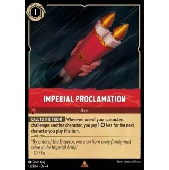 Sběratelská karetní hra URS 131/204 Imperial Proclamation Verze: NORMAL, Stav Produktu: Near Mint