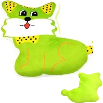 Dekorativní polštářek Tiahome 3D mikroplyšový dětský polštářek Kočka 30X50cm