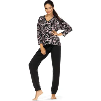 Dámské pyžamo Dámské pyžamo Lorin P1572 Barva: Černá, Velikost: M