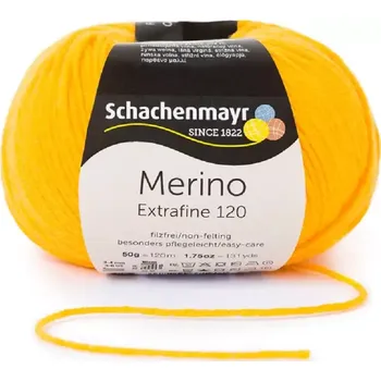 Příze Schachenmayr Merino extrafine 120 Maracuja 121 (Příze Merino extrafine 120 Maracuja 121)