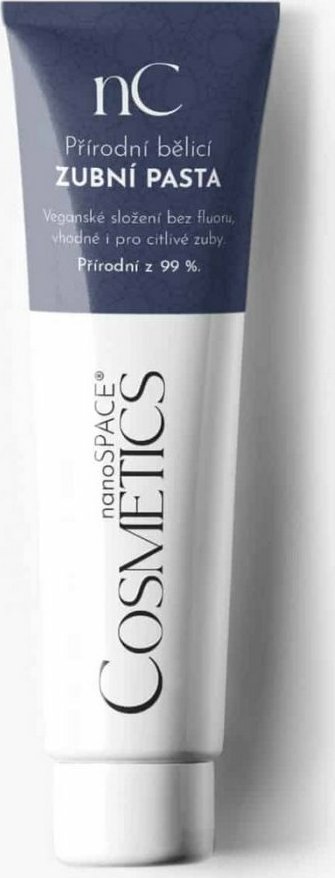 Veganská přírodní bělicí zubní pasta 125 ml nanoSPACE Cosmetics
