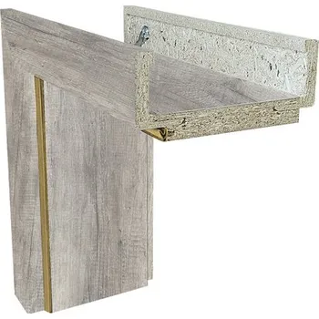 Zárubeň Obložková zárubeň Solodoor 60 L šířka 150 mm struktura dub canyon