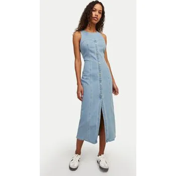 Dámské šaty JJXX Džínové šaty Tinga 12268941 Modrá Slim Fit XS