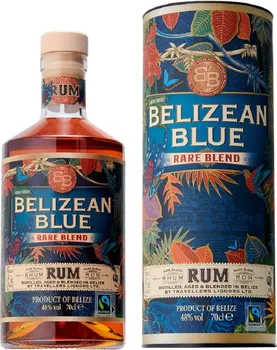 Rum Belizean Blue Rare Blend 48 % 0,7 l tuba