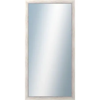 Zrcadlo DANTIK - Zarámované zrcadlo - rozměr s rámem cca 60x120 cm z lišty PAINT bílá velká (2960)