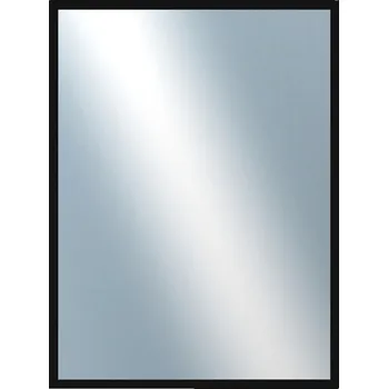 Zrcadlo DANTIK - Zarámované zrcadlo - rozměr s rámem cca 60x80 cm z lišty FC černá vysoká (2185)
