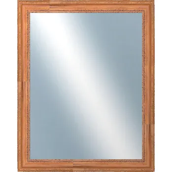 Zrcadlo DANTIK - Zarámované zrcadlo - rozměr s rámem cca 40x50 cm z lišty LYON hnědá (2750)