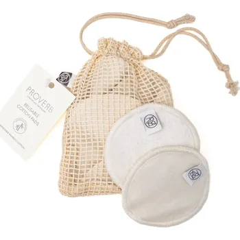 PROVERB Reusable Organic Cotton Pads (Set Of 10) | Pratelné odličovací tamponky z biobavlny