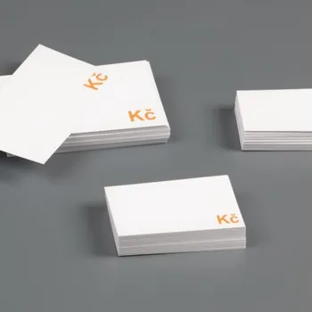 Speciální papír Papírové štítky Kč - Papírový štítek Kč-65x39