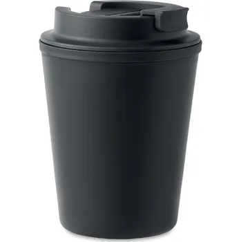 Termohrnek Kelímek z recyklovaného PP Tridus, černá