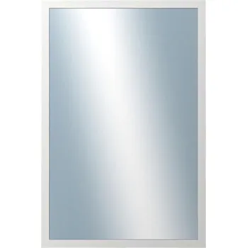 Zrcadlo DANTIK - Zarámované zrcadlo - rozměr s rámem cca 40x60 cm z lišty PASTELKA bílá rovná (2596)