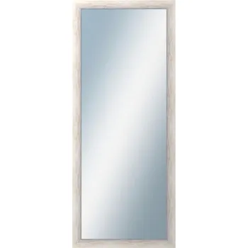 Zrcadlo DANTIK - Zarámované zrcadlo - rozměr s rámem cca 50x120 cm z lišty PAINT bílá velká (2960)