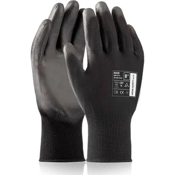Pracovní rukavice Rukavice pologumové, BUCK BLACK, 11" (XXL), ARDON