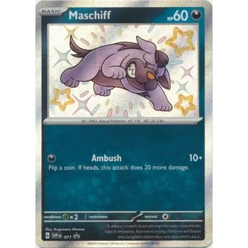 Karetní hra Pokémon SVP 071 Maschiff - Black Star Promos