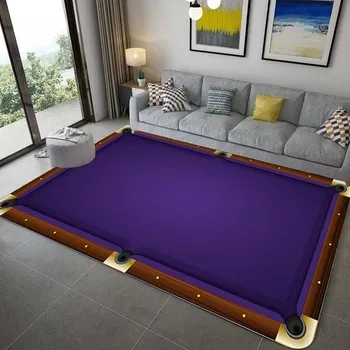 Koberec Kuchyňská a koupelnová protiskluzová rohož | koberec se vzorem kulečníku - 14,120 x 160 cm 47 x 63 palců