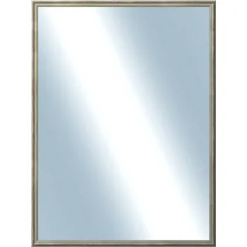 Zrcadlo DANTIK - Zarámované zrcadlo - rozměr s rámem cca 60x80 cm z lišty Y-ka fialová linka (3129)