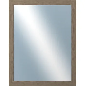 Zrcadlo DANTIK - Zarámované zrcadlo - rozměr s rámem cca 40x50 cm z lišty ATHINA hnědá (3041)