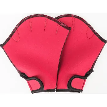 Rukavice SURTEP, s. r. o. Plavecké rukavice s blánou Swim Gloves Barva: Červená, Velikost: S