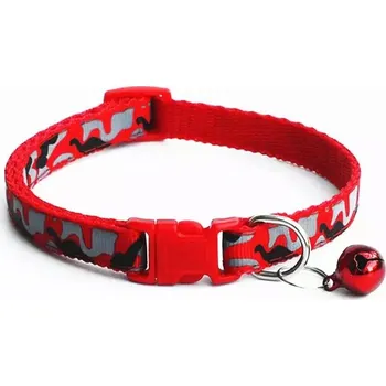 Obojek pro psa Surtep Animals Obojek pro psa Camuflage 1x19-32cm Barva: Červená