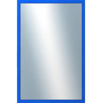 Zrcadlo DANTIK - Zarámované zrcadlo - rozměr s rámem cca 40x60 cm z lišty PASTELKA tmavě modrá rovná (2566)