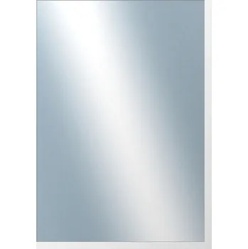 Zrcadlo DANTIK - Zarámované zrcadlo - rozměr s rámem cca 50x70 cm z lišty FC bílá vysoká (2186)