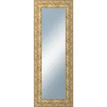 DANTIK - Zarámované zrcadlo - rozměr s rámem cca 60x160 cm z lišty KŘÍDLO zdobné zlaté (2890)