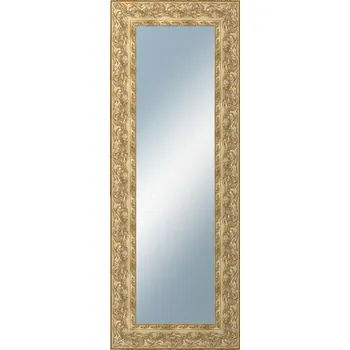 Zrcadlo DANTIK - Zarámované zrcadlo - rozměr s rámem cca 60x160 cm z lišty KŘÍDLO zdobné zlaté (2890)