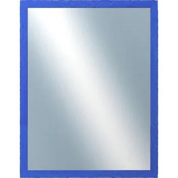 Zrcadlo DANTIK - Zarámované zrcadlo - rozměr s rámem cca 70x90 cm z lišty RETRO modrá (2532)