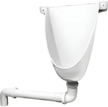 WC sada Zahradní plastový pisoár bílý