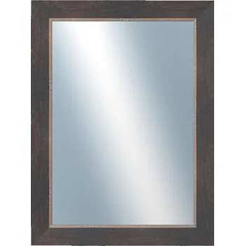Zrcadlo DANTIK - Zarámované zrcadlo - rozměr s rámem cca 60x80 cm z lišty TOMAS černá velká (3031)