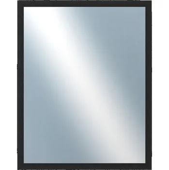 Zrcadlo DANTIK - Zarámované zrcadlo - rozměr s rámem cca 40x50 cm z lišty KASETTE černá (2759)