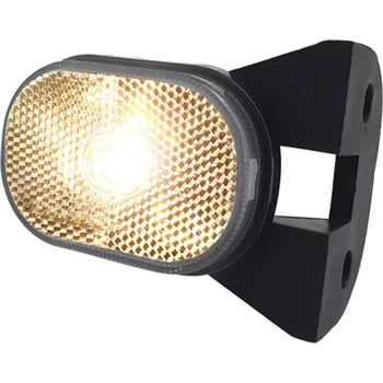 Přívěs Agados Svítilna přední bílá poziční 12V s držákem + 0,5m Sn-In koncovka