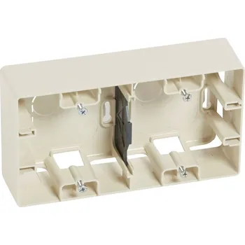 Elektroinstalační krabice LEGRAND Krabice NILOÉ 664899 2P povrchová béžová 664899