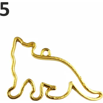 Rámečky na šperky z pryskyřice – kočky zlaté Varianta: 5
