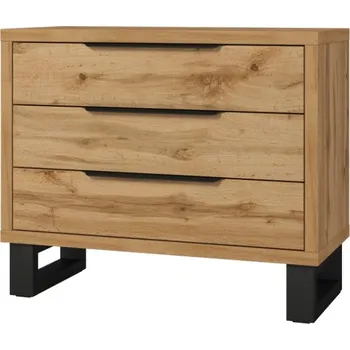 Komoda SIGUNI komoda 3S, dub wotan + vyzvednutí ZDARMA