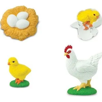 Figurka SAFARI 100056 ŽIVOTNÍ CYKLUS SLEPICE ECO PACK