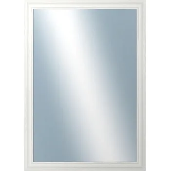 Zrcadlo DANTIK - Zarámované zrcadlo - rozměr s rámem cca 50x70 cm z lišty LYON bílá (2666)