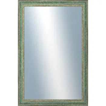 Zrcadlo DANTIK - Zarámované zrcadlo - rozměr s rámem cca 40x60 cm z lišty LYON zelená (2706)