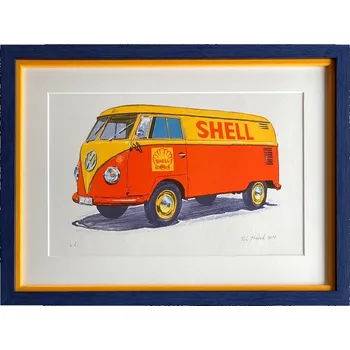 Obraz Ptáček Petr - VW T1 Shell | 45.4x33.5 (Tento obraz je k vidění na prodejně HRA)