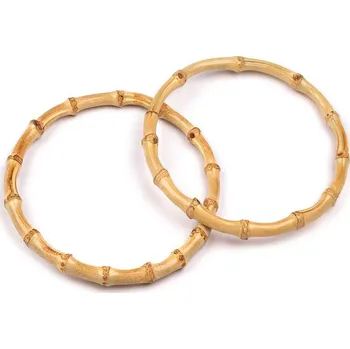 Bambusová ucha na tašky 2 ks Zvolte variantu: 15 cm