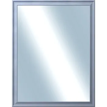 Zrcadlo DANTIK - Zarámované zrcadlo - rozměr s rámem cca 70x90 cm z lišty KOSTELNÍ malá modrá (3166)