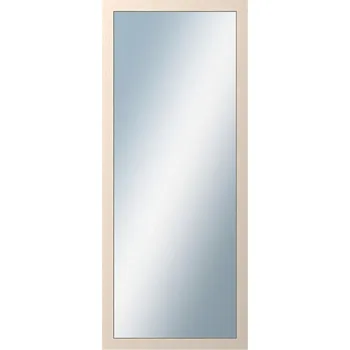 Zrcadlo DANTIK - Zarámované zrcadlo - rozměr s rámem cca 50x120 cm z lišty 4020 bílá prodřená (2766)