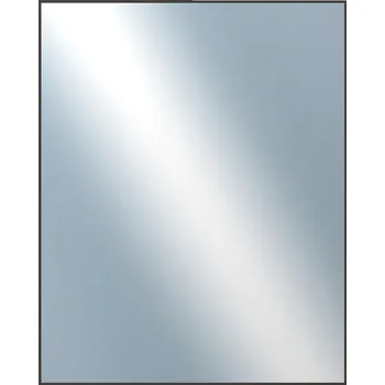 Koupelnový nábytek DANTIK - Zarámované zrcadlo - rozměr s rámem cca 80x100 cm z lišty Hliník černá | P22-021 (7022021)