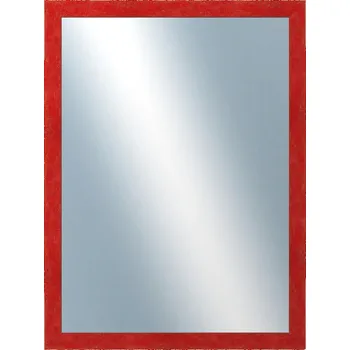 Zrcadlo DANTIK - Zarámované zrcadlo - rozměr s rámem cca 60x80 cm z lišty RETRO červená (2534)