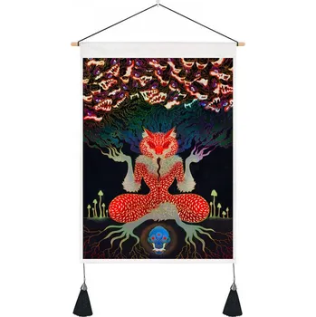 Tapiserie se střapci 35x50 cm, nástěnná dekorace SPIRIT 5