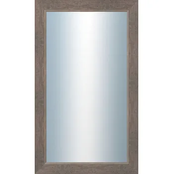 Zrcadlo DANTIK - Zarámované zrcadlo - rozměr s rámem cca 60x100 cm z lišty TOMAS šedá velká (3030)